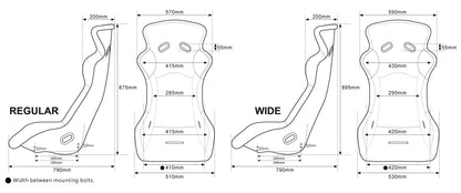 BUDDY CLUB P-1 LIMITED EVO FRP BUCKET SEAT