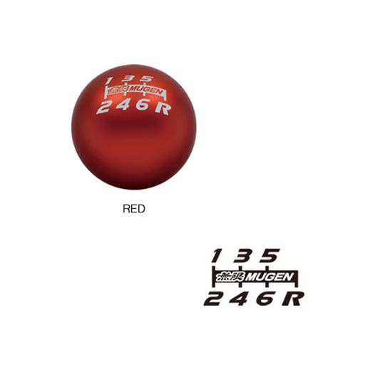 MUGEN SHIFT KNOB (RED)